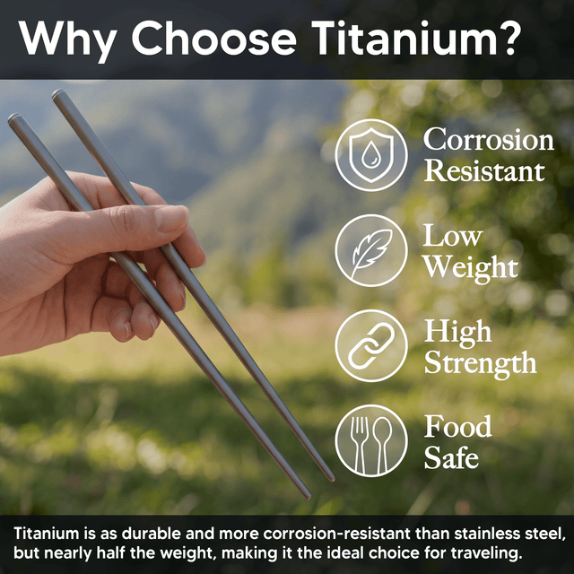 Kuvik Titanium Chopsticks - Kuvik