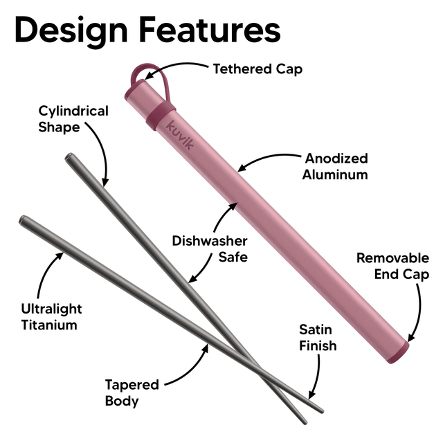 Kuvik Titanium Chopsticks - Kuvik