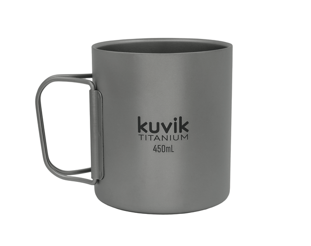 Kuvik 450ml Doubled - Walled Titanium Mug - kuvik