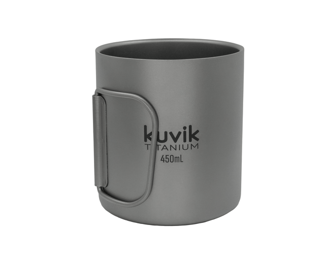 Kuvik 450ml Doubled - Walled Titanium Mug - kuvik