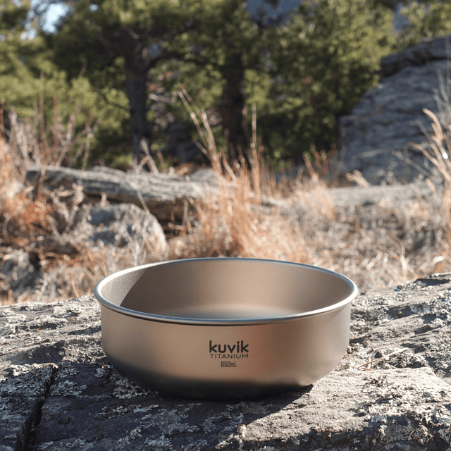 Kuvik 650ml Titanium Bowl - kuvik