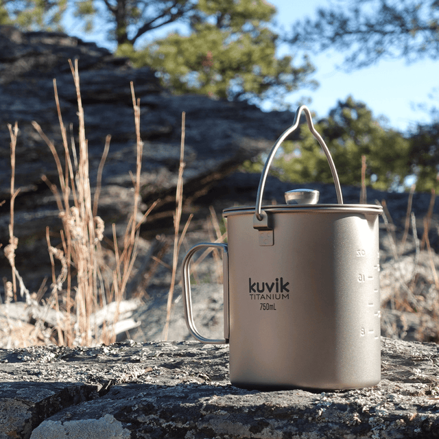 Kuvik 750ml Titanium French Press - kuvik