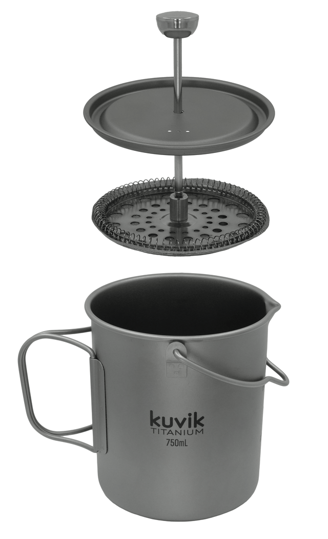 Kuvik 750ml Titanium French Press - kuvik