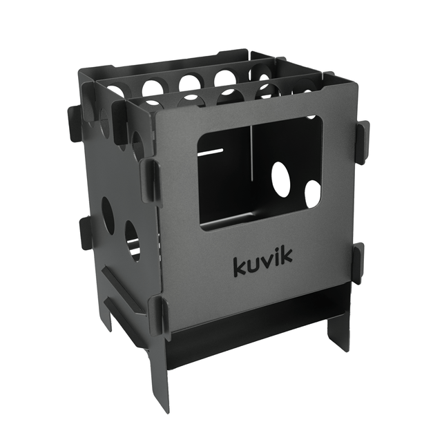 Kuvik Compact Titanium Wood Stove - kuvik