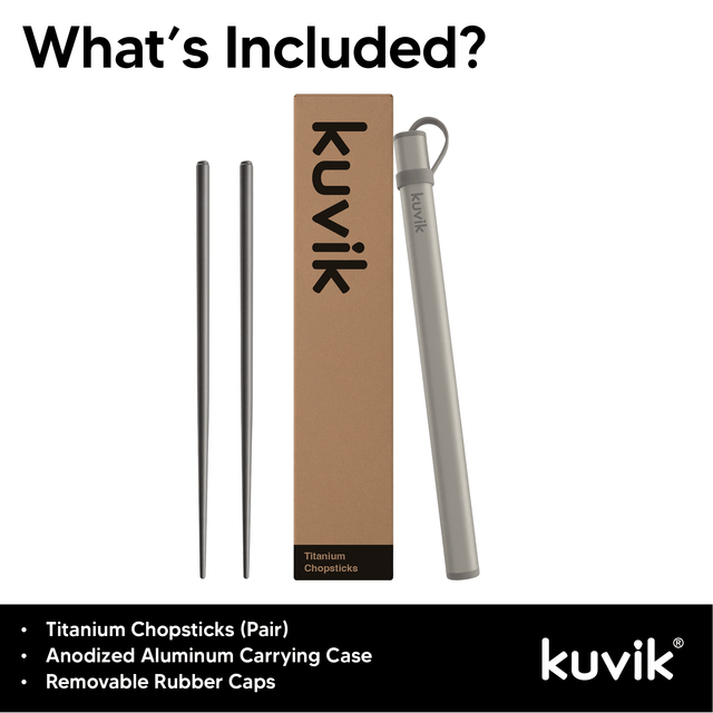 Kuvik Titanium Chopsticks - Kuvik