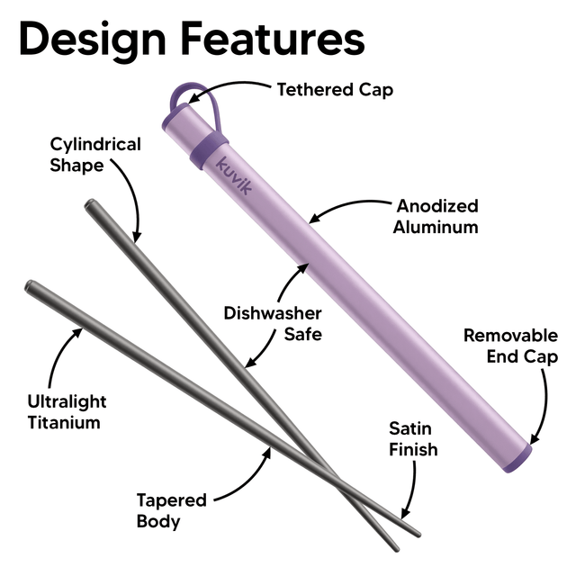 Kuvik Titanium Chopsticks - Kuvik